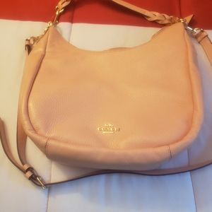 Medium size peach handbag